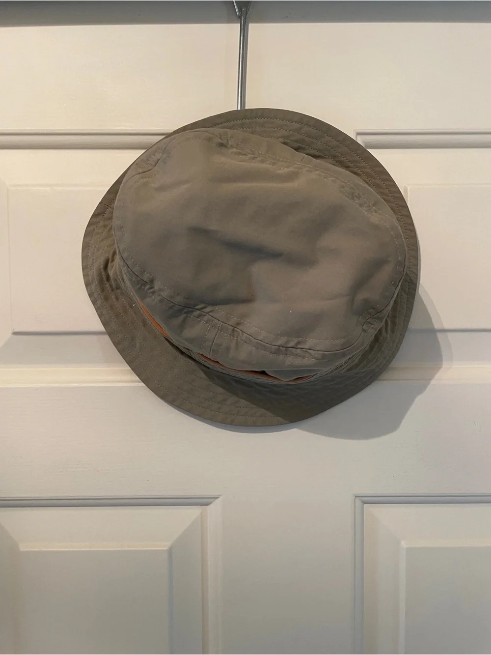Vintage Mighty-Mac Khaki Bucket Hat with Trim Size M Made in USA